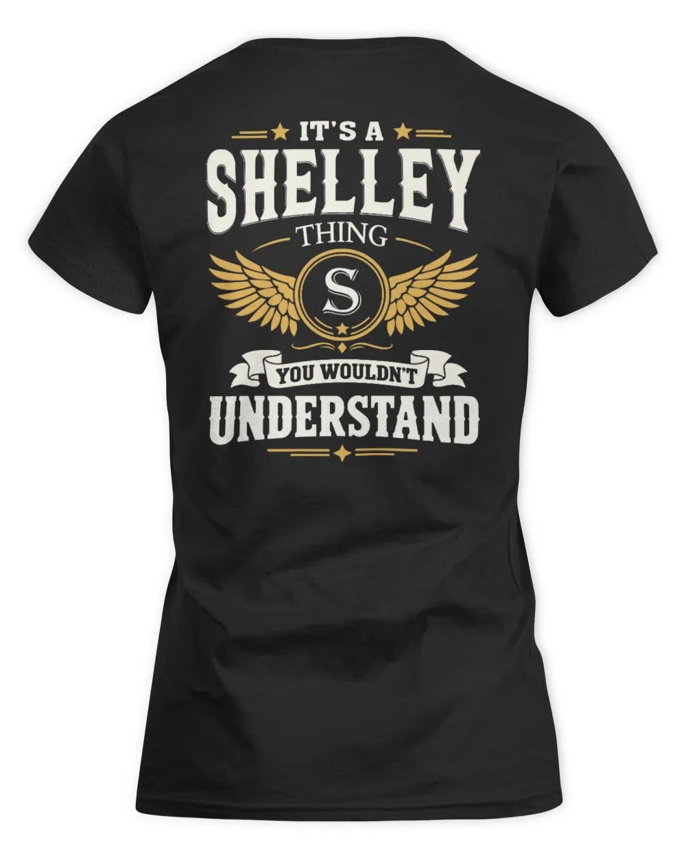 SHELLEY KT06-M008 It’s a [NAME] Thing – You Wouldn’t Understand | Personalized Vintage T-Shirt - Women's Standard T-Shirt - Black