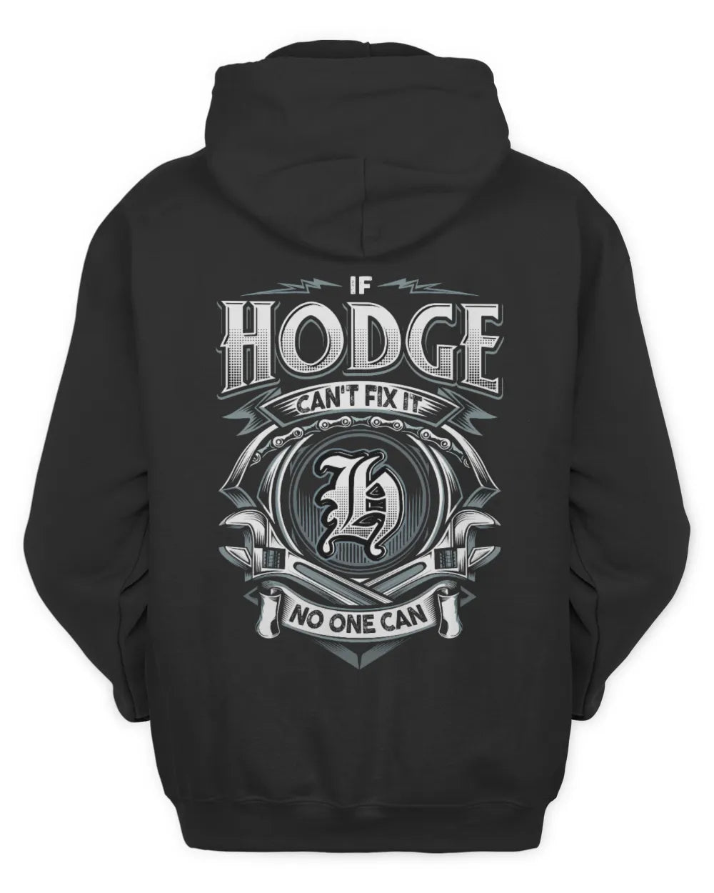 HODGE AP81-K4-626 - Personalized Ahmed Quote Apparel “If Ahmed Can't Fix It, No One Can” - Unisex Hoodie - Black