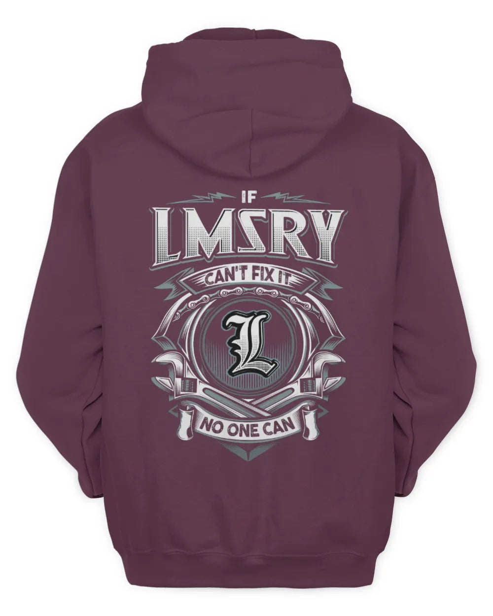 LMSRY AP81-K4-626 - Personalized Ahmed Quote Apparel “If Ahmed Can't Fix It, No One Can” - Unisex Hoodie - Maroon