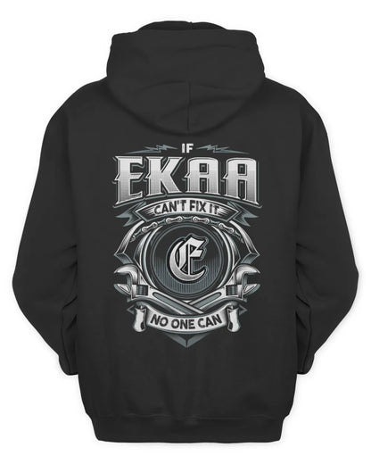 EKAA AP81-K4-626 - Personalized Ahmed Quote Apparel “If Ahmed Can't Fix It, No One Can” - Unisex Hoodie - Black