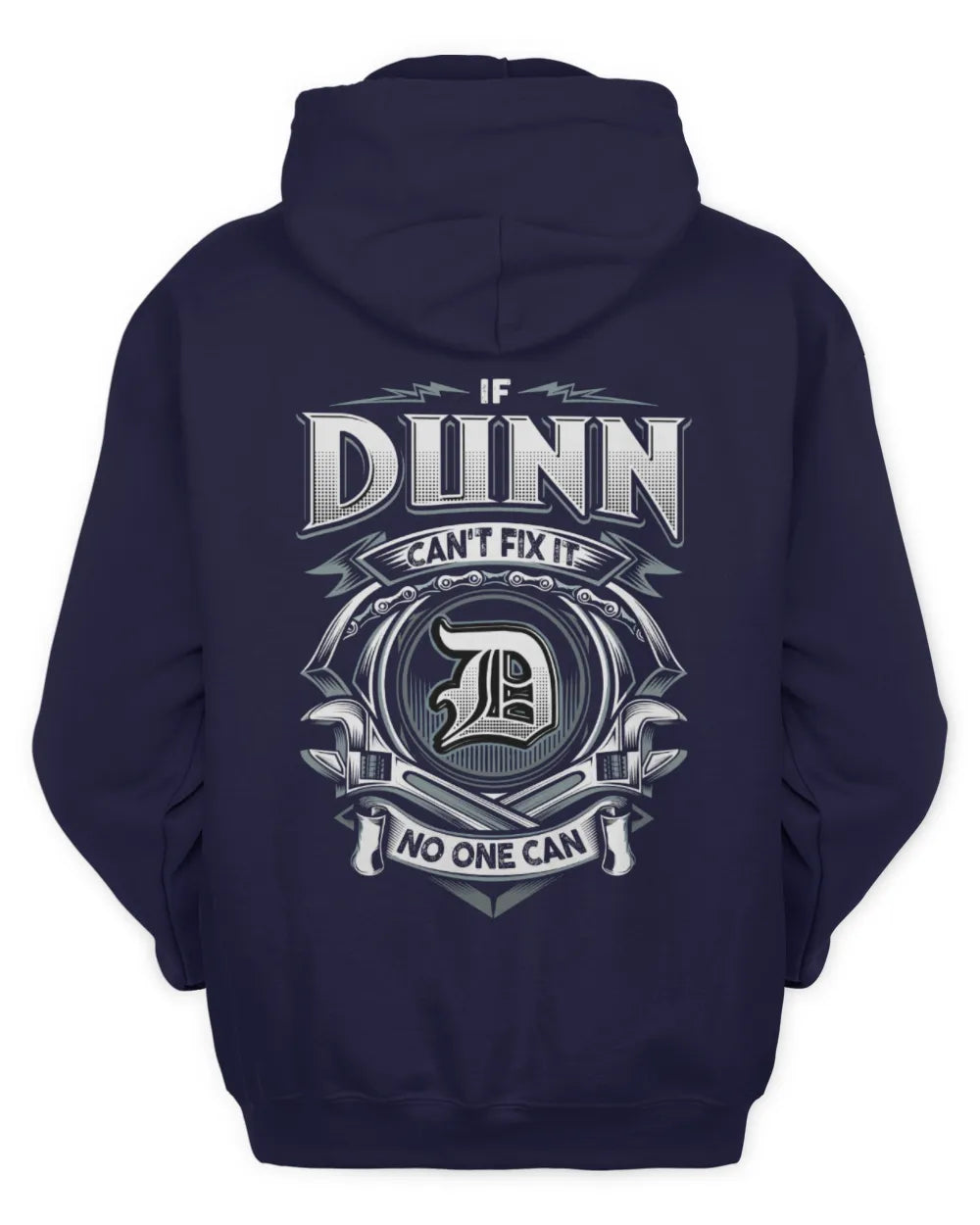 DUNN AP81-K4-626 - Personalized Ahmed Quote Apparel “If Ahmed Can't Fix It, No One Can” - Unisex Hoodie - Navy