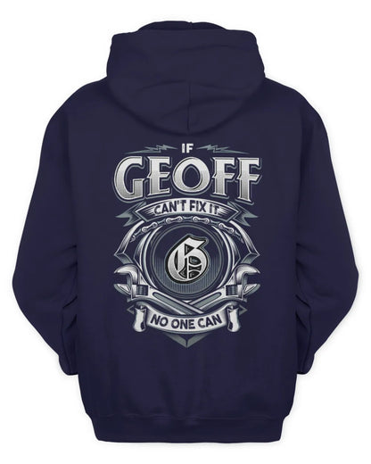 GEOFF AP81-K4-626 - Personalized Ahmed Quote Apparel “If Ahmed Can't Fix It, No One Can” - Unisex Hoodie - Navy