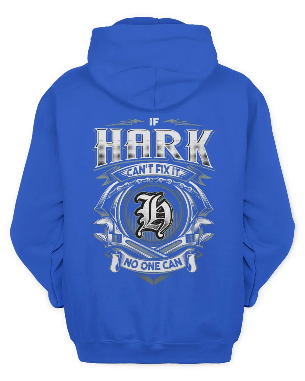 HARK AP81-K4-626 - Personalized Ahmed Quote Apparel “If Ahmed Can't Fix It, No One Can” - Unisex Hoodie - Royal