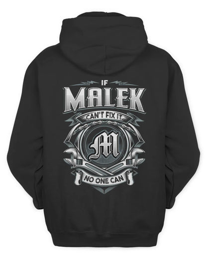 MALEK AP81-K4-626 - Personalized Ahmed Quote Apparel “If Ahmed Can't Fix It, No One Can” - Unisex Hoodie - Black