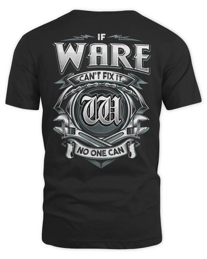 WARE AP81-K4-626 - Personalized Ahmed Quote Apparel “If Ahmed Can't Fix It, No One Can” - Unisex Standard T-Shirt - Black