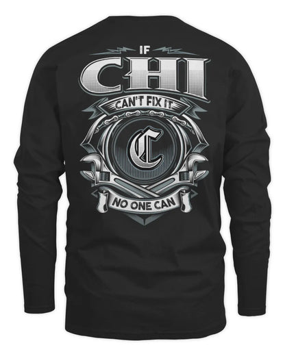 CHI AP81-K4-626 - Personalized Ahmed Quote Apparel “If Ahmed Can't Fix It, No One Can” - Men's Long Sleeved T-Shirt - Black