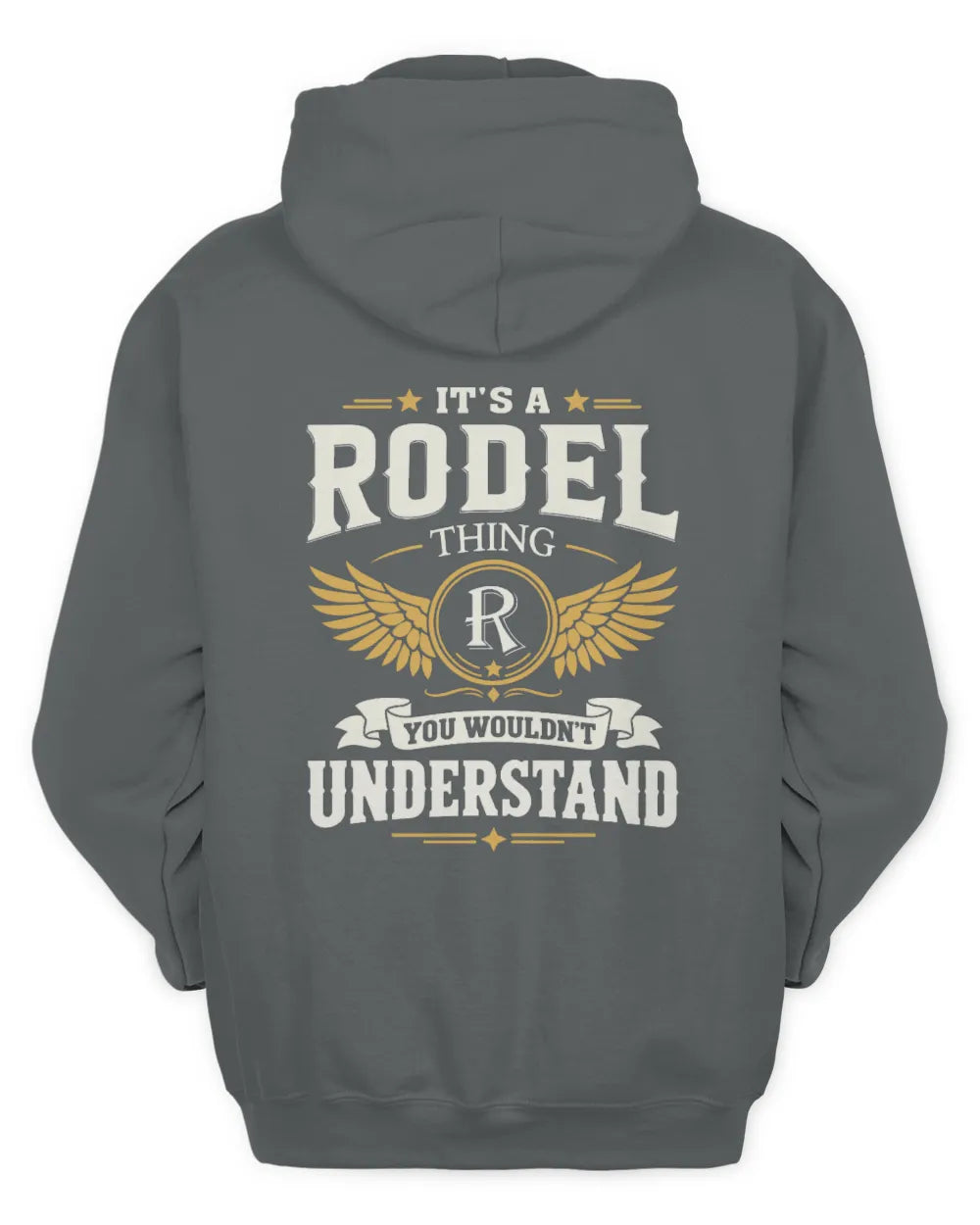 RODEL KT06-M008 It’s a [NAME] Thing – You Wouldn’t Understand | Personalized Vintage T-Shirt - Unisex Hoodie - Charcoal