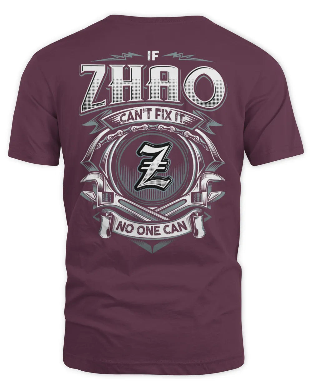 ZHAO AP81-K4-626 - Personalized Ahmed Quote Apparel “If Ahmed Can't Fix It, No One Can” - Unisex Standard T-Shirt - Maroon