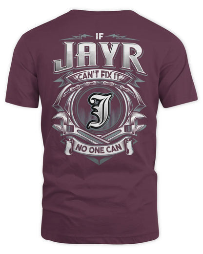 JAYR AP81-K4-626 - Personalized Ahmed Quote Apparel “If Ahmed Can't Fix It, No One Can” - Unisex Standard T-Shirt - Maroon