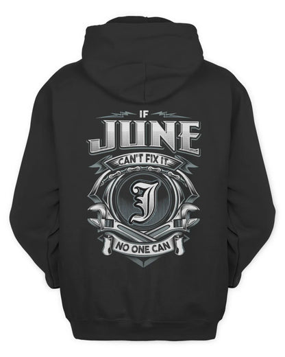 JUNE AP81-K4-626 - Personalized Ahmed Quote Apparel “If Ahmed Can't Fix It, No One Can” - Unisex Hoodie - Black