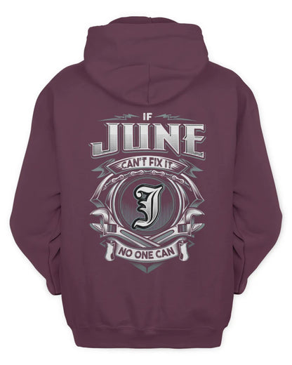 JUNE AP81-K4-626 - Personalized Ahmed Quote Apparel “If Ahmed Can't Fix It, No One Can” - Unisex Hoodie - Maroon