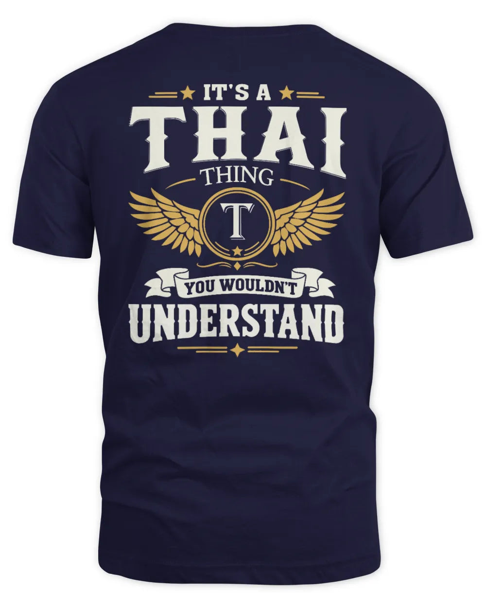 THAI KT06-M008 It’s a [NAME] Thing – You Wouldn’t Understand | Personalized Vintage T-Shirt - Unisex Standard T-Shirt - Navy