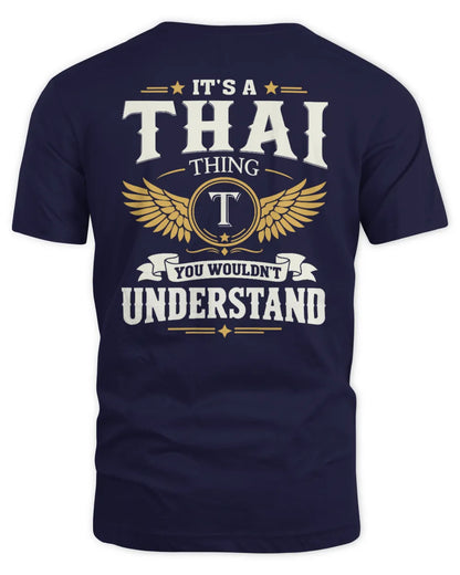 THAI KT06-M008 It’s a [NAME] Thing – You Wouldn’t Understand | Personalized Vintage T-Shirt - Unisex Standard T-Shirt - Navy