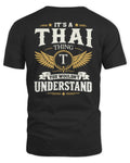 THAI KT06-M008 It’s a [NAME] Thing – You Wouldn’t Understand | Personalized Vintage T-Shirt - Unisex Standard T-Shirt - Black