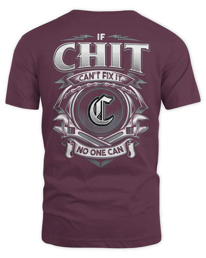 CHIT AP81-K4-626 - Personalized Ahmed Quote Apparel “If Ahmed Can't Fix It, No One Can” - Unisex Standard T-Shirt - Maroon