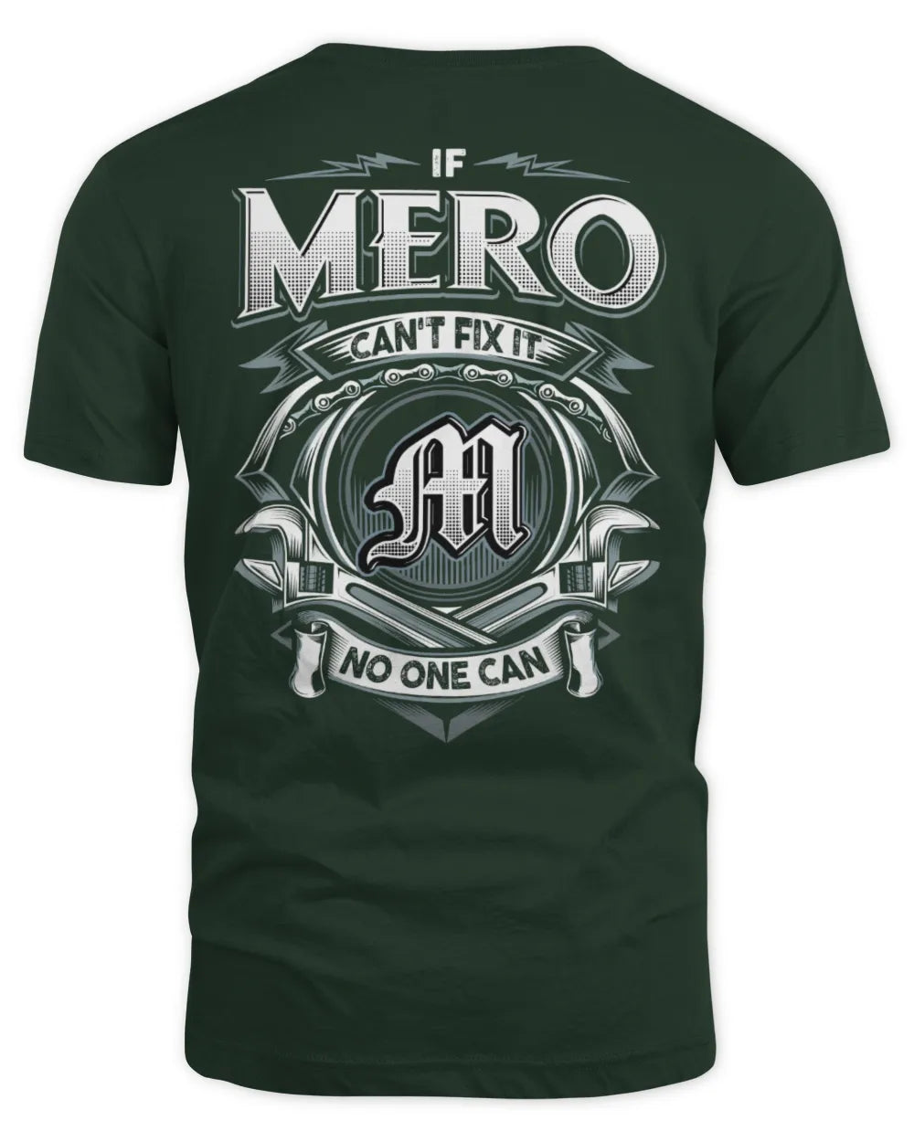 MERO AP81-K4-626 - Personalized Ahmed Quote Apparel “If Ahmed Can't Fix It, No One Can” - Unisex Standard T-Shirt - Forest Green