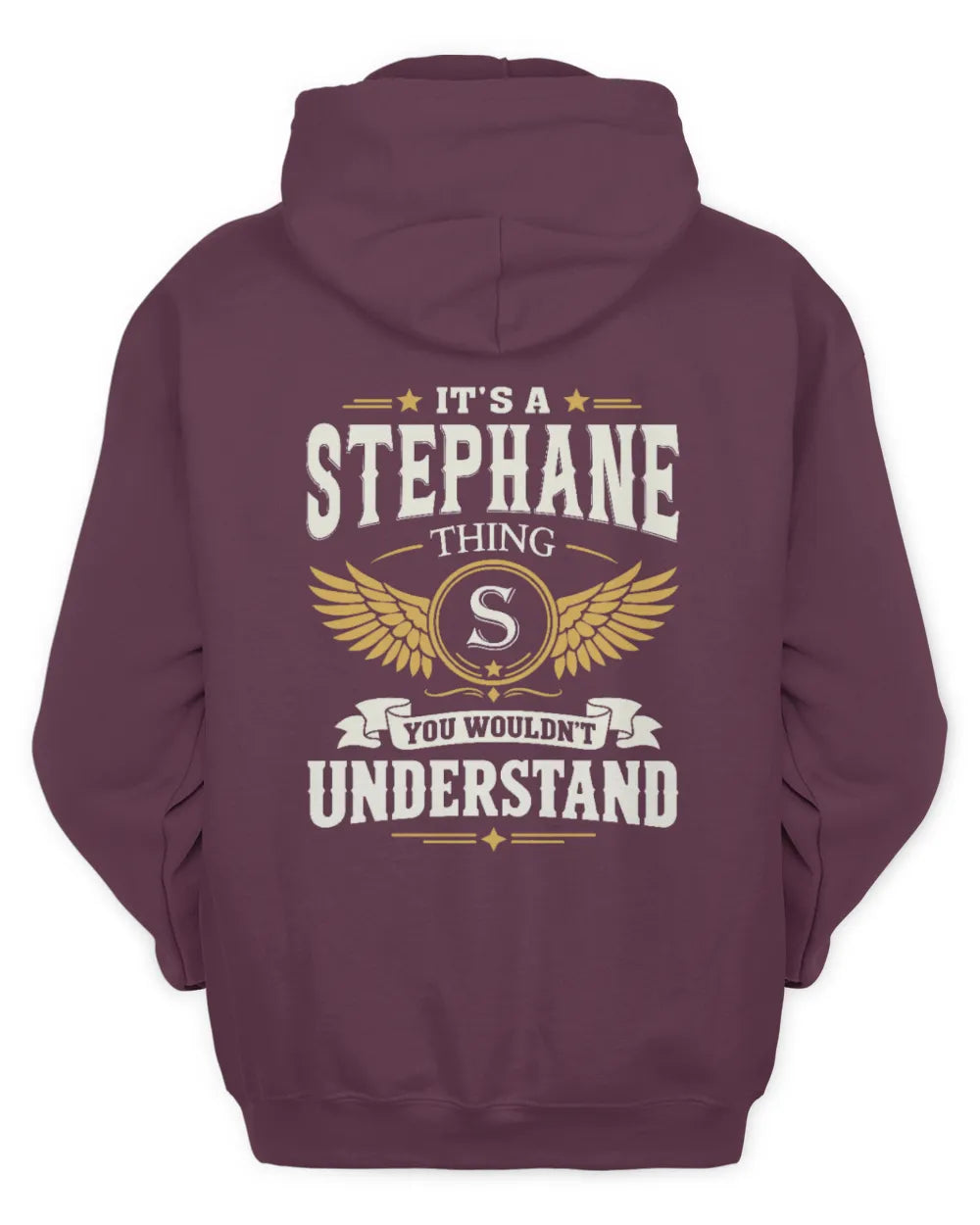 STEPHANE KT06-M008 It’s a [NAME] Thing – You Wouldn’t Understand | Personalized Vintage T-Shirt - Unisex Hoodie - Maroon