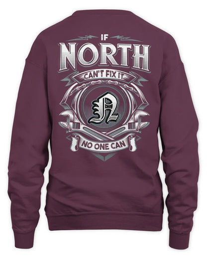 NORTH AP81-K4-626 - Personalized Ahmed Quote Apparel “If Ahmed Can't Fix It, No One Can” - Unisex Sweatshirt - Maroon