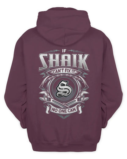 SHAIK AP81-K4-626 - Personalized Ahmed Quote Apparel “If Ahmed Can't Fix It, No One Can” - Unisex Hoodie - Maroon