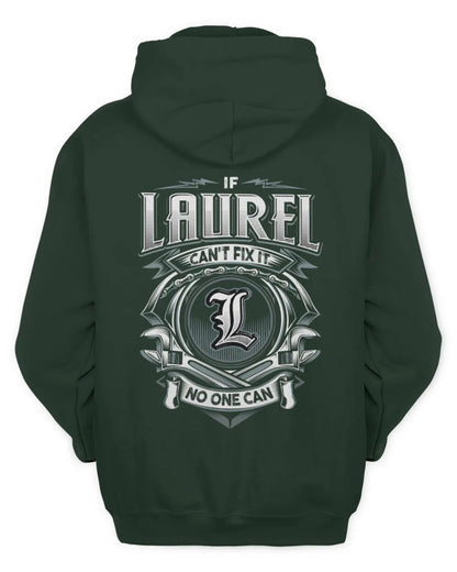 LAUREL AP81-K4-626 - Personalized Ahmed Quote Apparel “If Ahmed Can't Fix It, No One Can” - Unisex Hoodie - Forest Green
