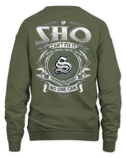 SHO AP81-K4-626 - Personalized Ahmed Quote Apparel “If Ahmed Can't Fix It, No One Can” - Unisex Sweatshirt - Military Green