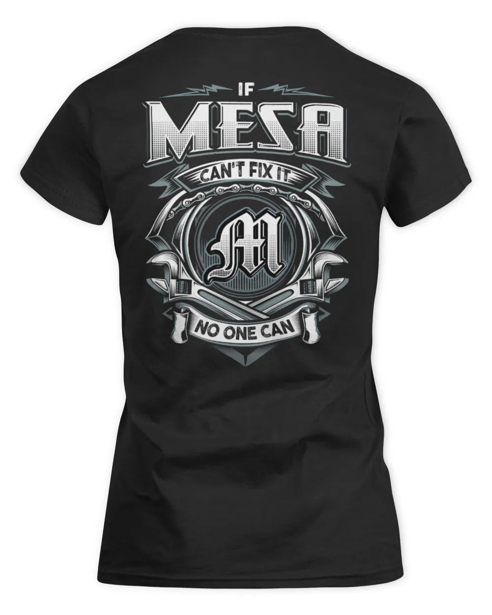MESA AP81-K4-626 - Personalized Ahmed Quote Apparel “If Ahmed Can't Fix It, No One Can” - Women's Standard T-Shirt - Black