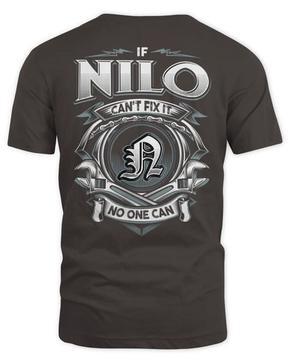 NILO AP81-K4-626 - Personalized Ahmed Quote Apparel “If Ahmed Can't Fix It, No One Can” - Unisex Standard T-Shirt - Dark Chocolate