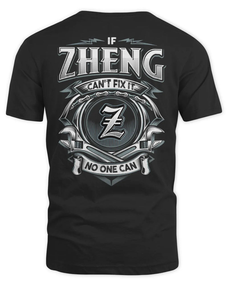 ZHENG AP81-K4-626 - Personalized Ahmed Quote Apparel “If Ahmed Can't Fix It, No One Can” - Unisex Standard T-Shirt - Black