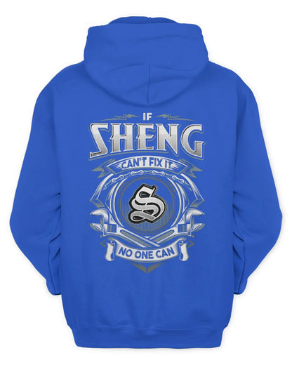 SHENG AP81-K4-626 - Personalized Ahmed Quote Apparel “If Ahmed Can't Fix It, No One Can” - Unisex Hoodie - Royal