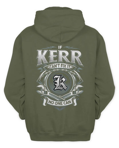 KERR AP81-K4-626 - Personalized Ahmed Quote Apparel “If Ahmed Can't Fix It, No One Can” - Unisex Hoodie - Military Green