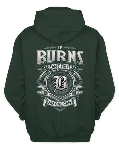 BURNS AP81-K4-626 - Personalized Ahmed Quote Apparel “If Ahmed Can't Fix It, No One Can” - Unisex Hoodie - Forest Green