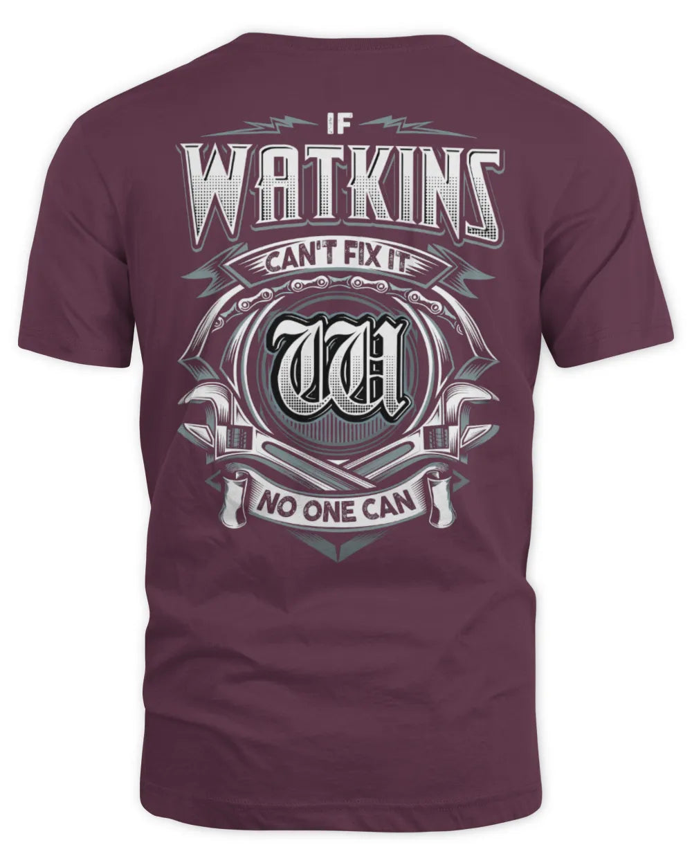 WATKINS AP81-K4-626 - Personalized Ahmed Quote Apparel “If Ahmed Can't Fix It, No One Can” - Unisex Standard T-Shirt - Maroon