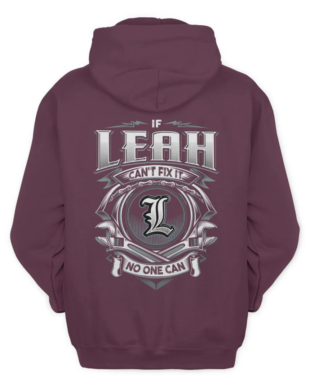 LEAH AP81-K4-626 - Personalized Ahmed Quote Apparel “If Ahmed Can't Fix It, No One Can” - Unisex Hoodie - Maroon