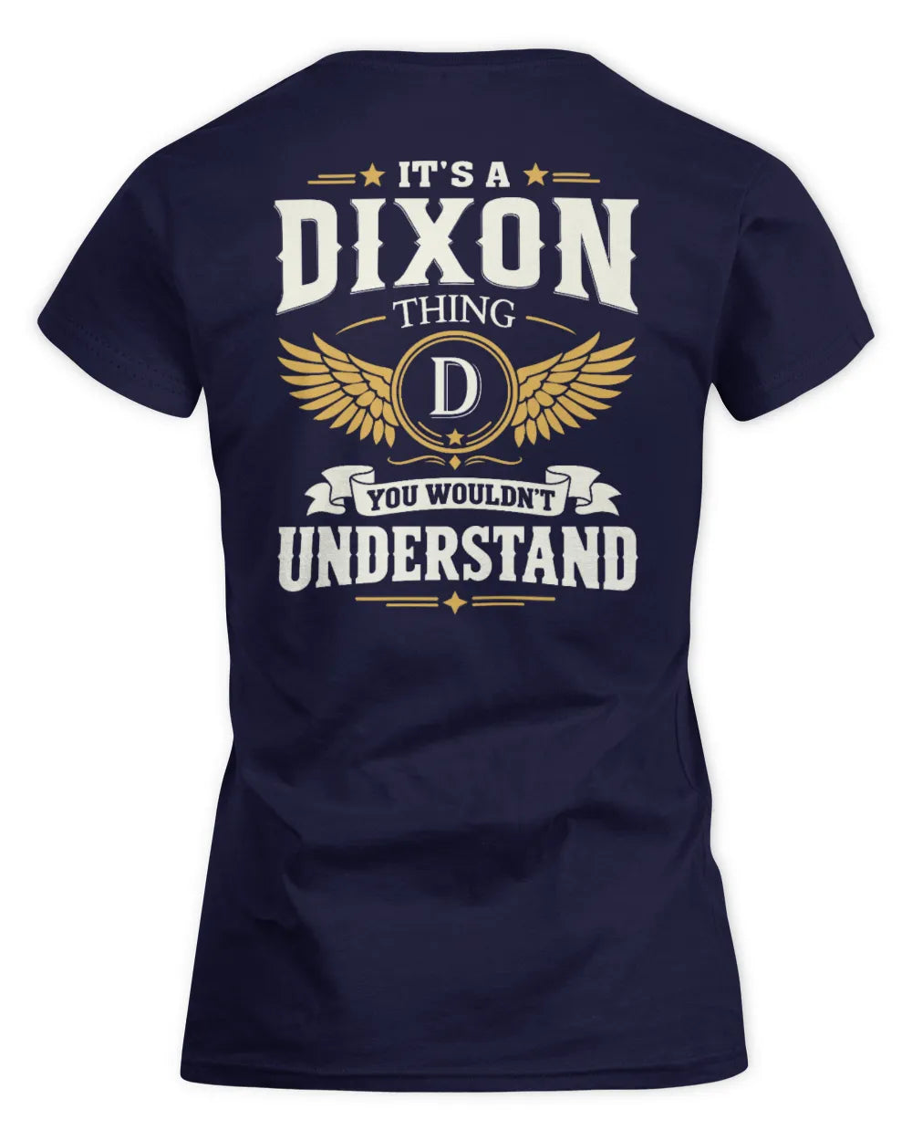 DIXON KT06-M008 It’s a [NAME] Thing – You Wouldn’t Understand | Personalized Vintage T-Shirt - Women's Standard T-Shirt - Navy