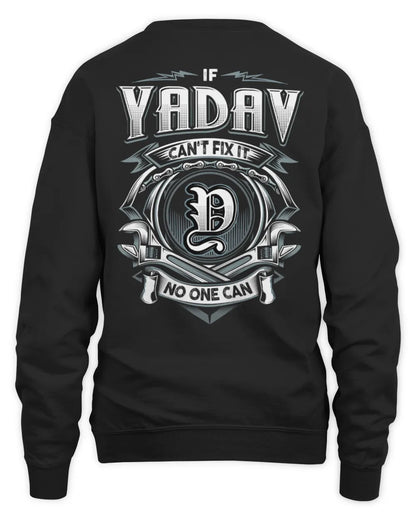 YADAV AP81-K4-626 - Personalized Ahmed Quote Apparel “If Ahmed Can't Fix It, No One Can” - Unisex Sweatshirt - Black
