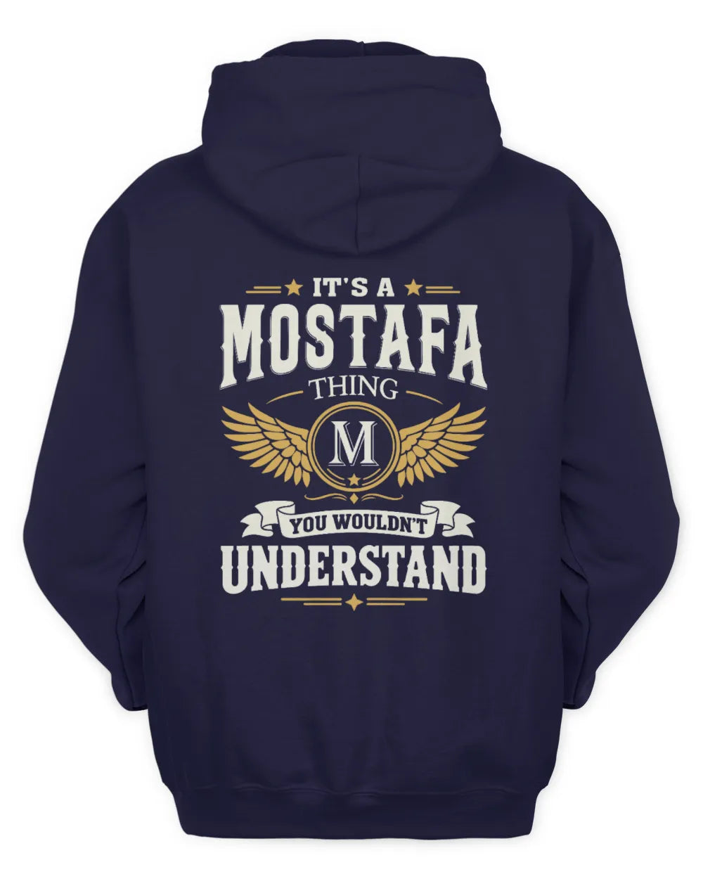 MOSTAFA KT06-M008 It’s a [NAME] Thing – You Wouldn’t Understand | Personalized Vintage T-Shirt - Unisex Hoodie - Navy