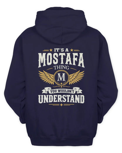 MOSTAFA KT06-M008 It’s a [NAME] Thing – You Wouldn’t Understand | Personalized Vintage T-Shirt - Unisex Hoodie - Navy
