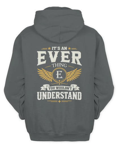 EVER KT06-M008 It’s a [NAME] Thing – You Wouldn’t Understand | Personalized Vintage T-Shirt - Unisex Hoodie - Charcoal