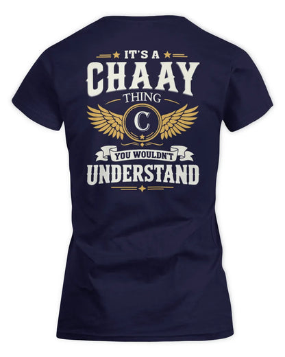 CHAAY KT06-M008 It’s a [NAME] Thing – You Wouldn’t Understand | Personalized Vintage T-Shirt - Women's Standard T-Shirt - Navy