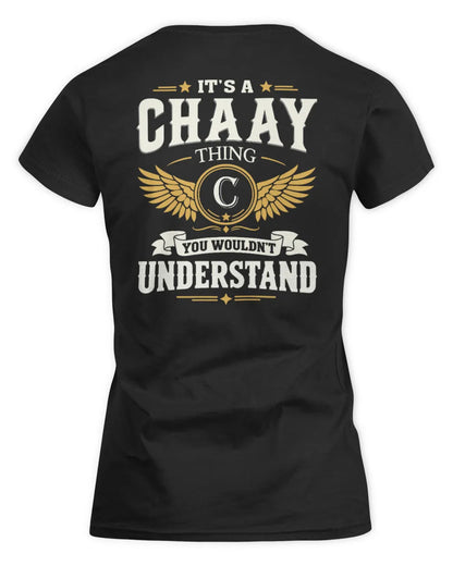 CHAAY KT06-M008 It’s a [NAME] Thing – You Wouldn’t Understand | Personalized Vintage T-Shirt - Women's Standard T-Shirt - Black