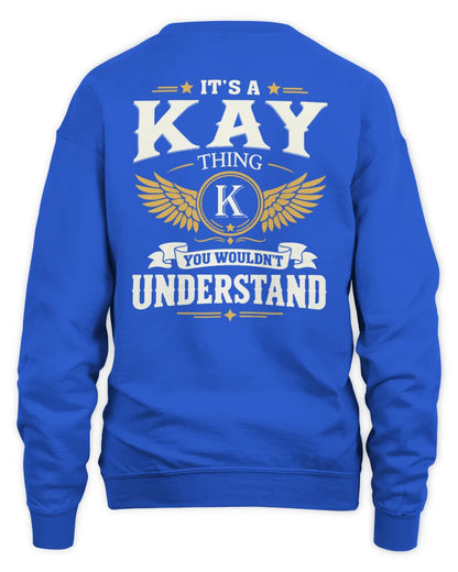 KAY KT06-M008 It’s a [NAME] Thing – You Wouldn’t Understand | Personalized Vintage T-Shirt - Unisex Sweatshirt - Royal