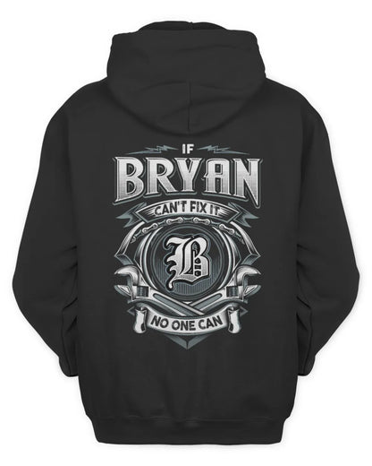 BRYAN AP81-K4-626 - Personalized Ahmed Quote Apparel “If Ahmed Can't Fix It, No One Can” - Unisex Hoodie - Black