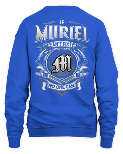 MURIEL AP81-K4-626 - Personalized Ahmed Quote Apparel “If Ahmed Can't Fix It, No One Can” - Unisex Sweatshirt - Royal