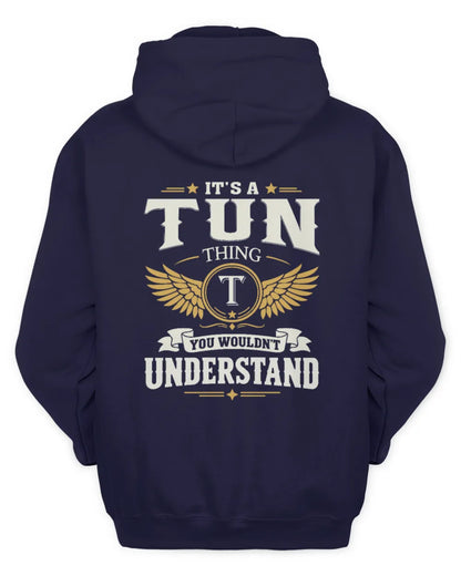 TUN KT06-M008 It’s a [NAME] Thing – You Wouldn’t Understand | Personalized Vintage T-Shirt - Unisex Hoodie - Navy