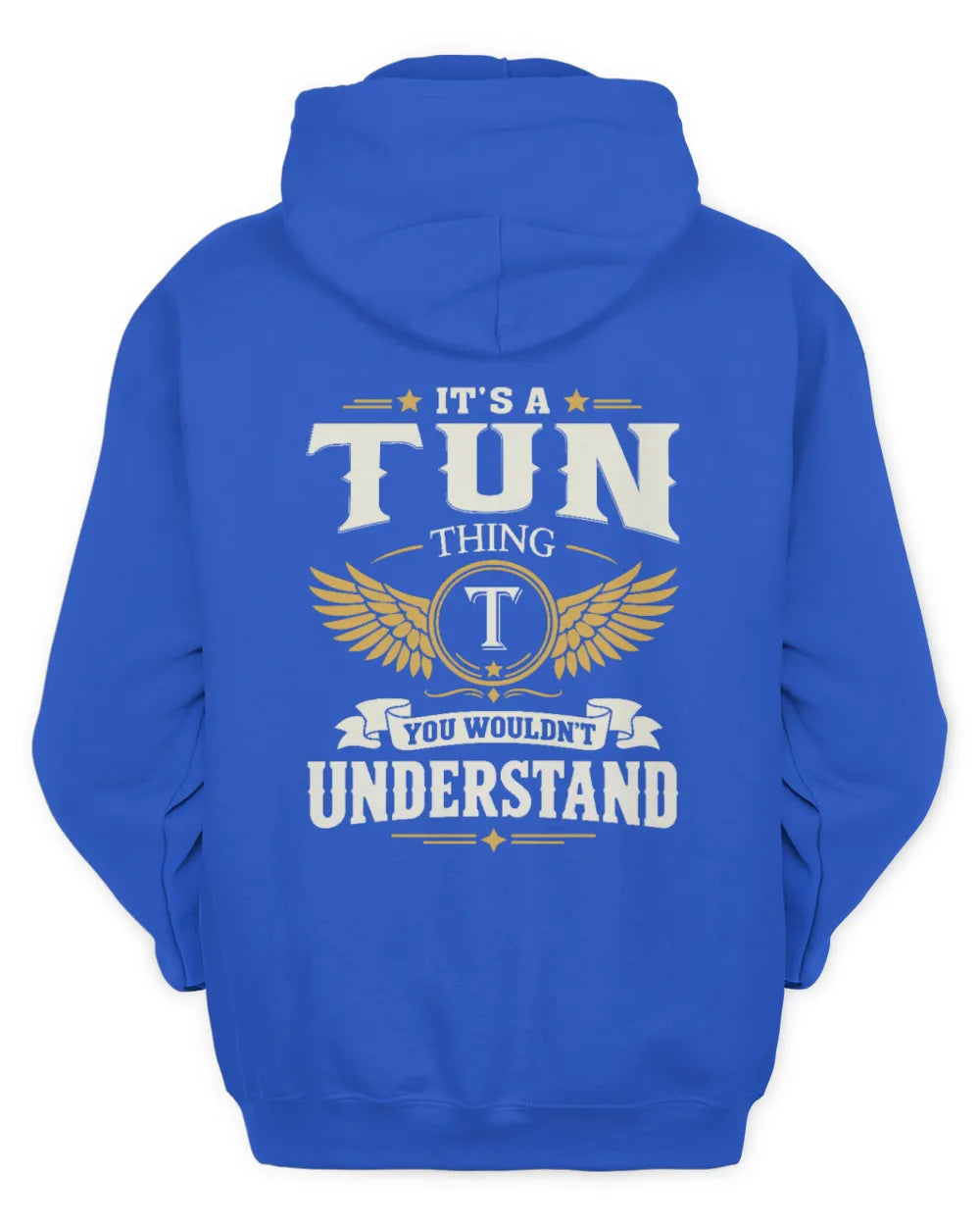 TUN KT06-M008 It’s a [NAME] Thing – You Wouldn’t Understand | Personalized Vintage T-Shirt - Unisex Hoodie - Royal