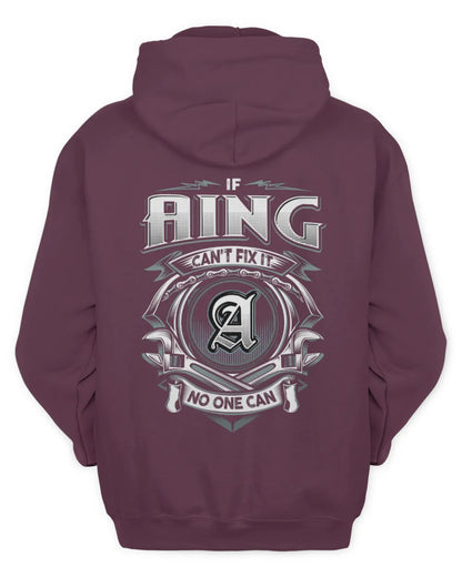 AING AP81-K4-626 - Personalized Ahmed Quote Apparel “If Ahmed Can't Fix It, No One Can” - Unisex Hoodie - Maroon