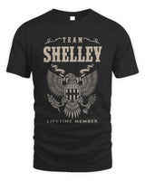 SHELLEY TP06-K82 – Personalized Classic Style Apparel “Team NAME Lifetime Member” - Unisex Standard T-Shirt - Black