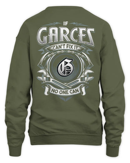 GARCES AP81-K4-626 - Personalized Ahmed Quote Apparel “If Ahmed Can't Fix It, No One Can” - Unisex Sweatshirt - Military Green