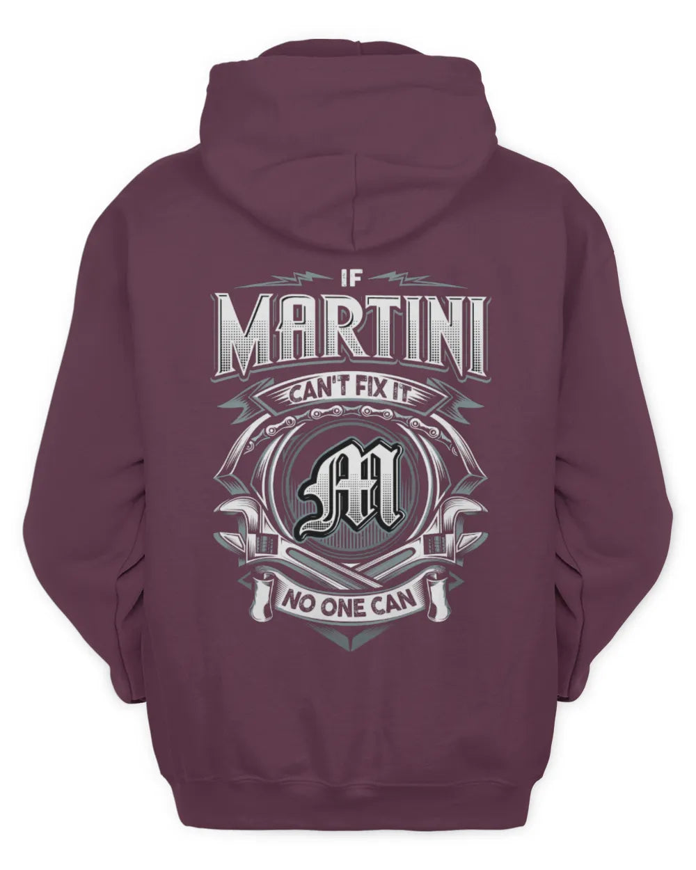 MARTINI AP81-K4-626 - Personalized Ahmed Quote Apparel “If Ahmed Can't Fix It, No One Can” - Unisex Hoodie - Maroon