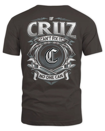 CRUZ AP81-K4-626 - Personalized Ahmed Quote Apparel “If Ahmed Can't Fix It, No One Can” - Unisex Standard T-Shirt - Dark Chocolate